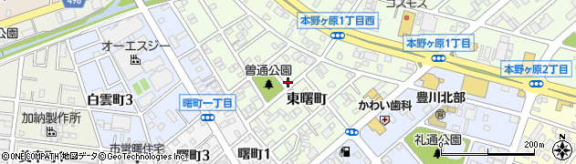 愛知県豊川市東曙町103周辺の地図