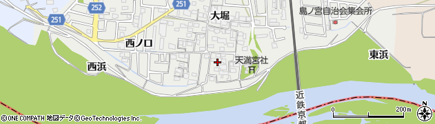 京都府城陽市枇杷庄大堀9周辺の地図