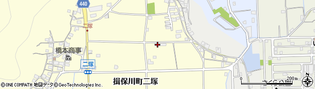 兵庫県たつの市揖保川町二塚430周辺の地図