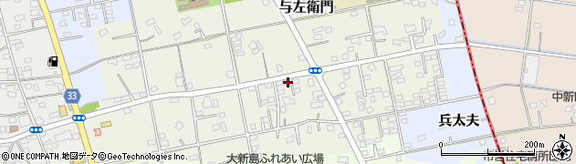静岡県藤枝市与左衛門379周辺の地図
