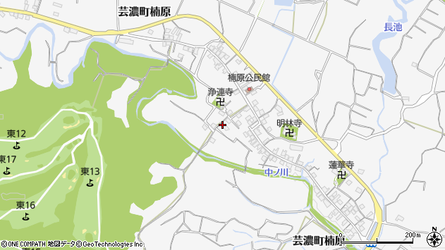 〒514-2201 三重県津市芸濃町楠原の地図