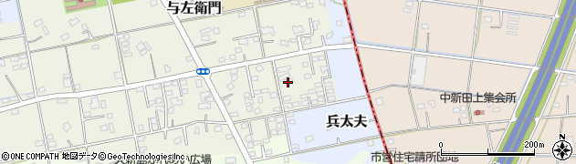 静岡県藤枝市与左衛門165周辺の地図