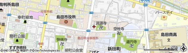 静岡県島田市大津通周辺の地図