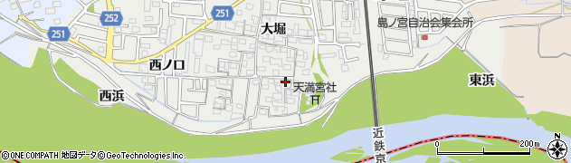 京都府城陽市枇杷庄大堀6周辺の地図
