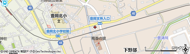 静岡県磐田市下野部229周辺の地図