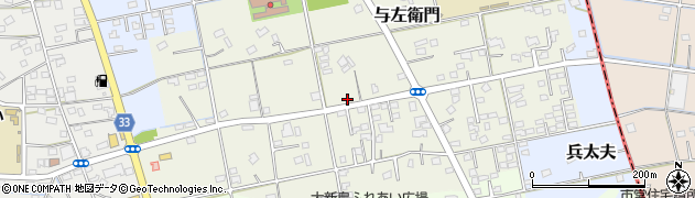 静岡県藤枝市与左衛門342周辺の地図