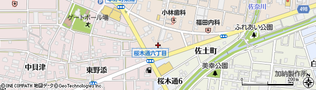 愛知県豊川市三蔵子町一里塚周辺の地図