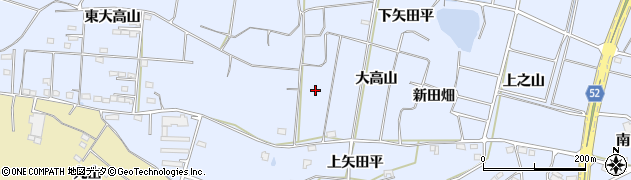 愛知県武豊町（知多郡）東大高（大高山）周辺の地図