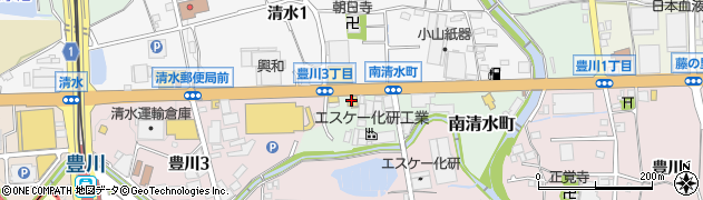 じゅうじゅうカルビ 茨木清水店周辺の地図