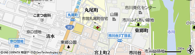 丸尾町公園周辺の地図