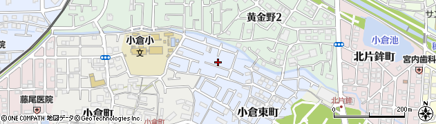 大阪府枚方市小倉東町15周辺の地図