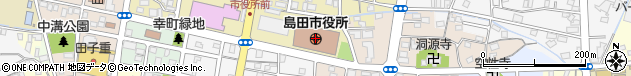 静岡県島田市周辺の地図