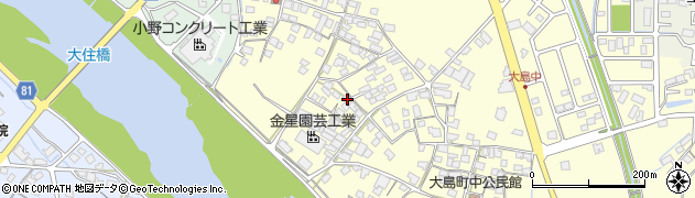 兵庫県小野市大島町736周辺の地図