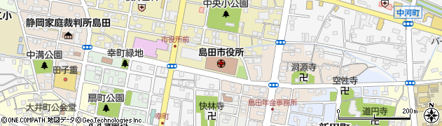 島田市役所　地域生活部生活安心課市民相談係周辺の地図