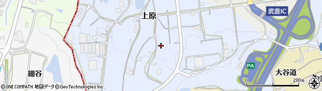 愛知県武豊町（知多郡）上原周辺の地図