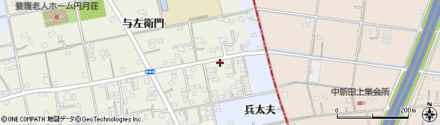 静岡県藤枝市与左衛門163周辺の地図