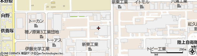 新東工業株式会社豊川製作所　研究開発センター周辺の地図
