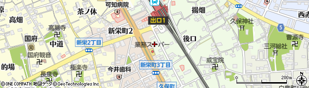 愛知県豊川市久保町棒田9周辺の地図