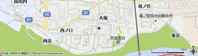 京都府城陽市枇杷庄大堀65周辺の地図