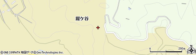 京都府宇治田原町（綴喜郡）南（躍ケ谷）周辺の地図