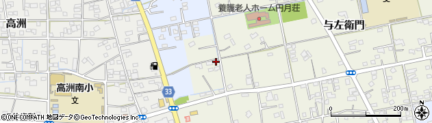 静岡県藤枝市与左衛門298周辺の地図
