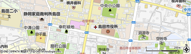 島田市役所　健康福祉部長寿介護課保険給付係周辺の地図