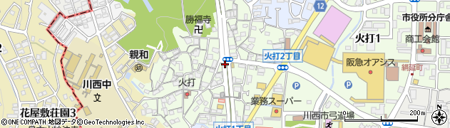 勝福寺前周辺の地図