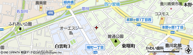 愛知県豊川市東曙町150周辺の地図