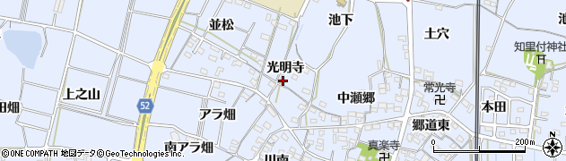 愛知県武豊町（知多郡）東大高（光明寺）周辺の地図