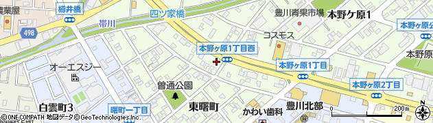 愛知県豊川市東曙町239周辺の地図