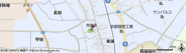 京都府城陽市観音堂（西畑）周辺の地図