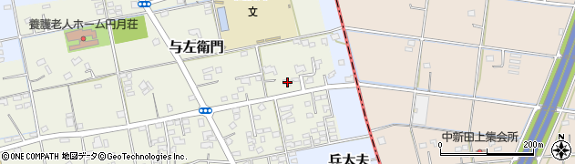 静岡県藤枝市与左衛門127周辺の地図