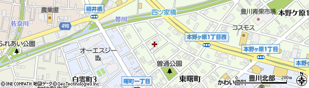 愛知県豊川市東曙町179周辺の地図