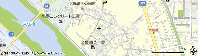 兵庫県小野市大島町38周辺の地図