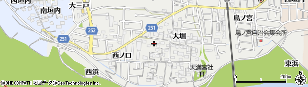 京都府城陽市枇杷庄大堀93周辺の地図