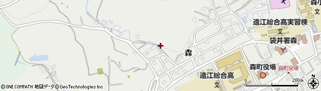静岡県周智郡森町森2290周辺の地図