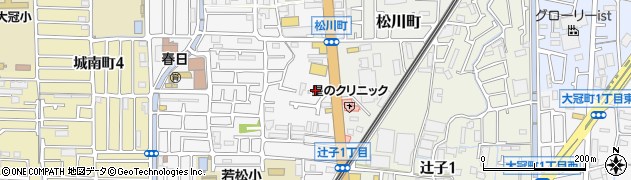 大阪府高槻市若松町2周辺の地図