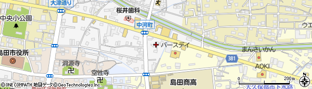 静岡銀行島田東支店周辺の地図