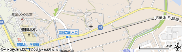 静岡県磐田市下野部818周辺の地図
