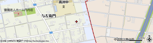 静岡県藤枝市与左衛門135周辺の地図