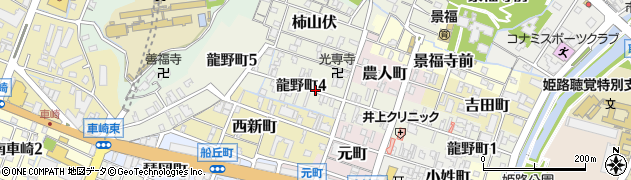兵庫県姫路市龍野町周辺の地図