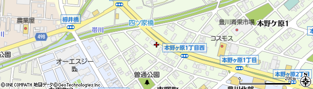 愛知県豊川市東曙町244周辺の地図