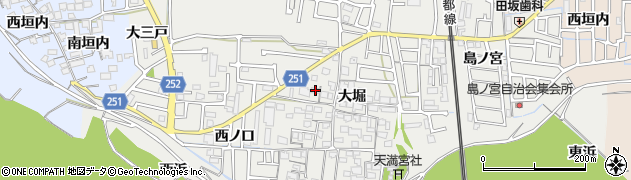 京都府城陽市枇杷庄大堀99周辺の地図