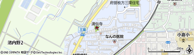清伝寺周辺の地図