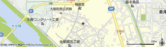 兵庫県小野市大島町53周辺の地図