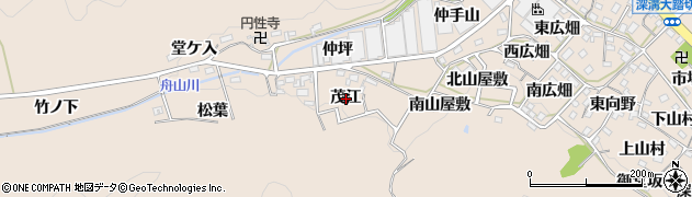 愛知県幸田町（額田郡）深溝（茂江）周辺の地図