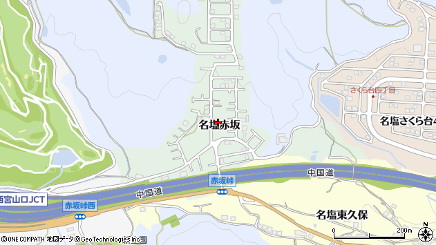 〒669-1149 兵庫県西宮市名塩赤坂の地図