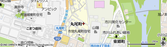 兵庫県姫路市丸尾町周辺の地図
