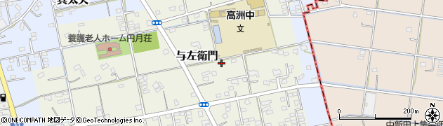 静岡県藤枝市与左衛門111周辺の地図