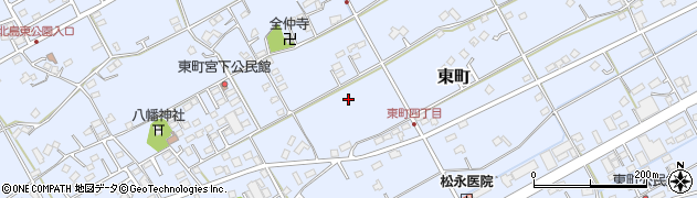 静岡県島田市東町周辺の地図